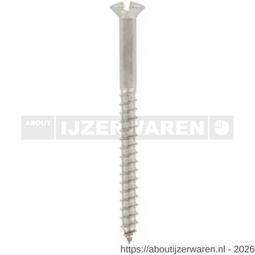 ASF houtschroef DIN 95 6.0x30 mm RVS A2 - W40815431 - afbeelding 1