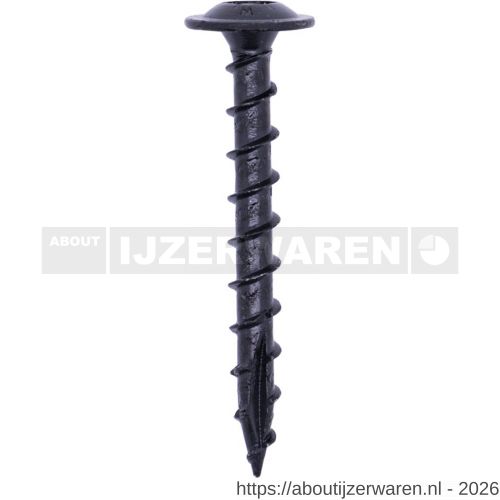 Woodies Ultimate Shield Outdoor Blackline 6,0x60 mm tellerkop TK Torx T 30 - W40800080 - afbeelding 1