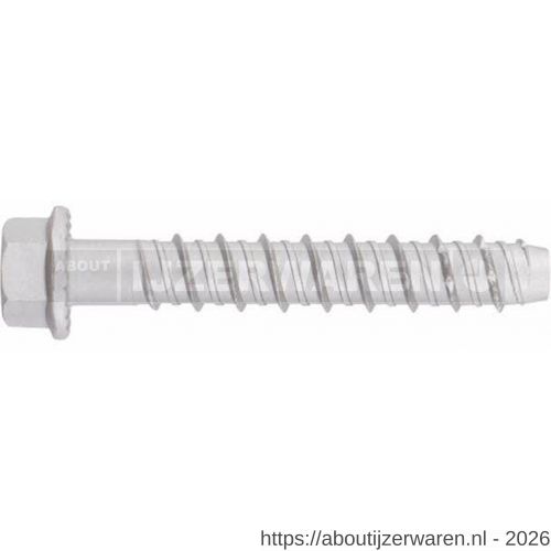 Index TH-E betonschroefanker zeskant 8x70 mm diameter 8 mm Atlantis optie 1 - W40901398 - afbeelding 1