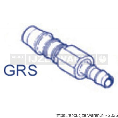 Norma slangkoppeling Normaplast Push-On slangconnector GRS 6-4 mm - W11551663 - afbeelding 1