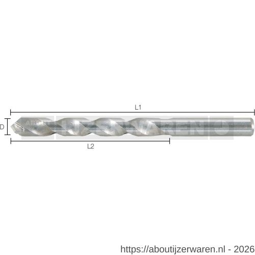 Labor CE120600 steenboor 12.0x600x500/600 mm etui - W50301609 - afbeelding 1