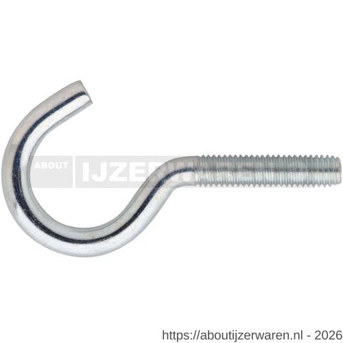 Dulimex DX 396-450E schroefhaak M4x50 mm verzinkt - W30200704 - afbeelding 1