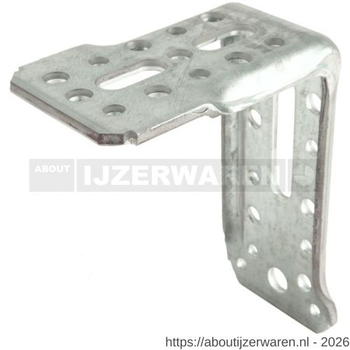 GB 073176 XL-hoekanker 125x150 mm 72x4 mm sendzimir verzinkt 4/30x13 mm - W18001225 - afbeelding 1