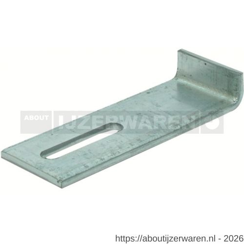 GB 0758726 elementverankering J-anker type 27 22x170 mm 70x8 mm thermisch verzinkt 65x13 mm - W18001234 - afbeelding 1