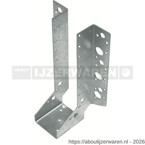 GB 0777200 raveeldrager Midi 280/38x121 mm 1,5 mm sendzimir verzinkt - W18001456 - afbeelding 1