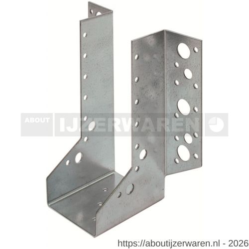 GB 078560 raveeldrager zwaar 440/75x182 mm 2 mm sendzimir verzinkt - W18001491 - afbeelding 1