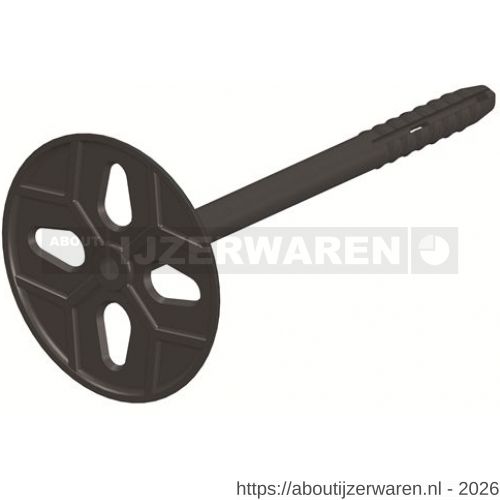 GB 330120 UNI-flexplug 120 mm diameter 8 mm nylon - W18000058 - afbeelding 1