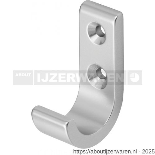 Hermeta 0554 jas- en handdoekhaak kleur naturel - W20101425 - afbeelding 1