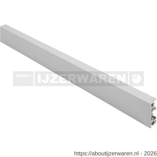 Hermeta 2001 garderobelijst Gardelux 2 56x16 mm L 500 cm mat naturel - W20102123 - afbeelding 1