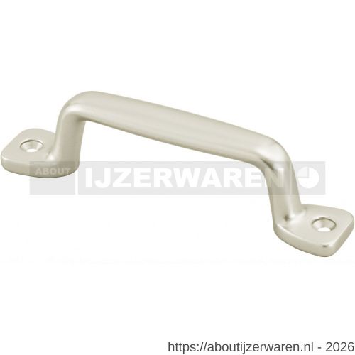 Hermeta 4250 hand- en meubelgreep 110 mm opschroevend nieuw zilver EAN sticker - W20101169 - afbeelding 1