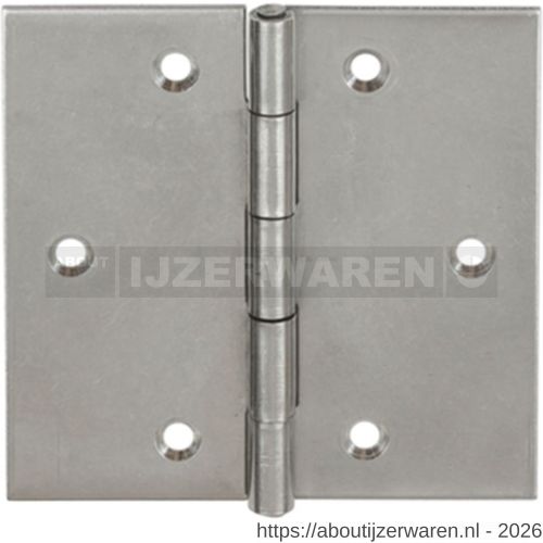 Vormann scharnier 50x50 mm RVS - W51000107 - afbeelding 1